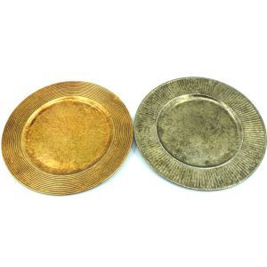 Onderbord antiek finish gold and bronze