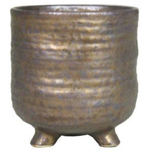 Topf Togo Bronze auf Füssen 11.5 cm