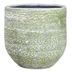 27.050 Pot liset oker 13 cm