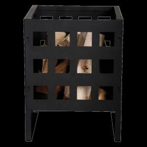 FF87 Vuurkorf Vierkant Zwart