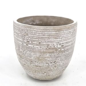 Egg Pot Grey 18 cm