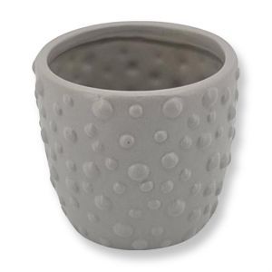 Keramiktopf Grau Ø 14 cm