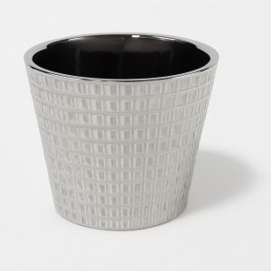 Silver pot Ø 10 cm Studio